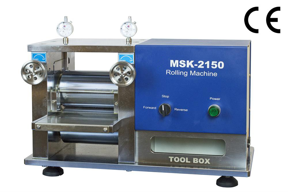 Electric Precision 6" Width Rolling Press with Tool Box - MSK-2150