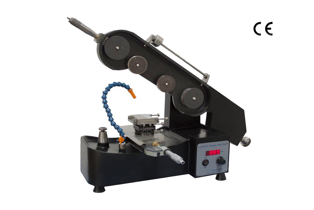 Precision Endless Wire Saw with 2" Digital Micrometer and Two Angle Adjustable Sample Stage 