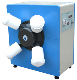 Desktop Vertical Automatic Mixer with 4 x 1 Liter Nylon Tank