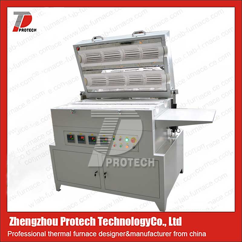 Double furnace tube -Tube furnace