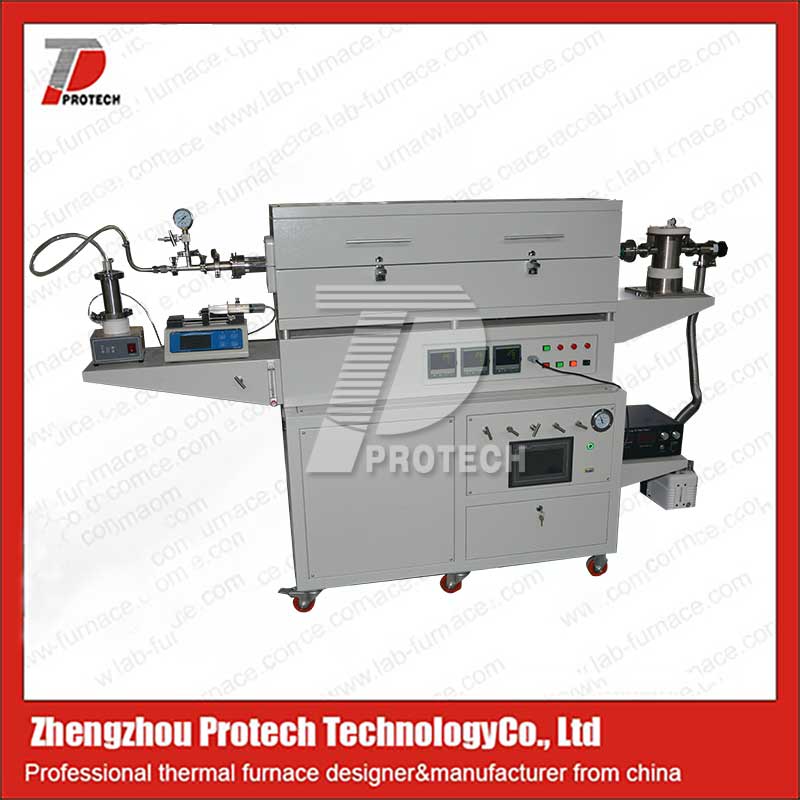 Ultrasonic spray pyrolysis tube furnace