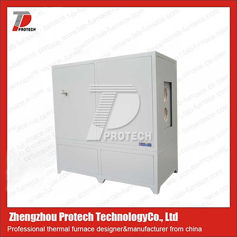 Customized 1700C Double Tube Furnace