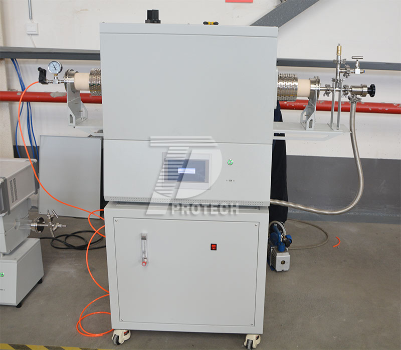 Actual photo of 1600  vacuum atmosphere tube furnace