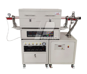 Low vacuum multi temperature zone CVD electric furnace (click on the image to view product details)