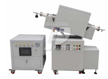 A commonly used high-temperature experimental rotary tube furnace (click on the image to view product details)
