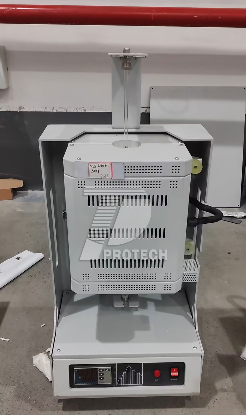 A commonly used small desktop mini vertical tube furnace (click on the image to view product details)