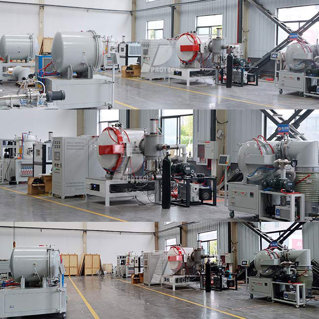Large size molybdenum screen vacuum brazing furnace (click on the picture to view product details)