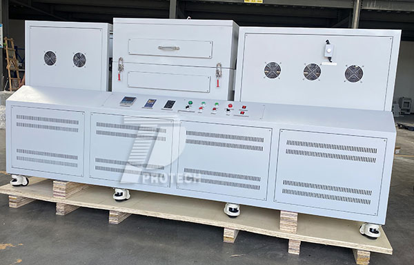 Large diameter production type replaceable furnace tube rotating tube furnace (click on the picture to view product details)