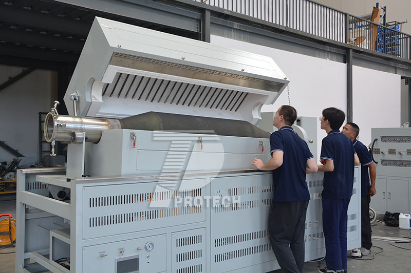 Industrial production type metal tube rotary tube furnace (click on the picture to view product details)