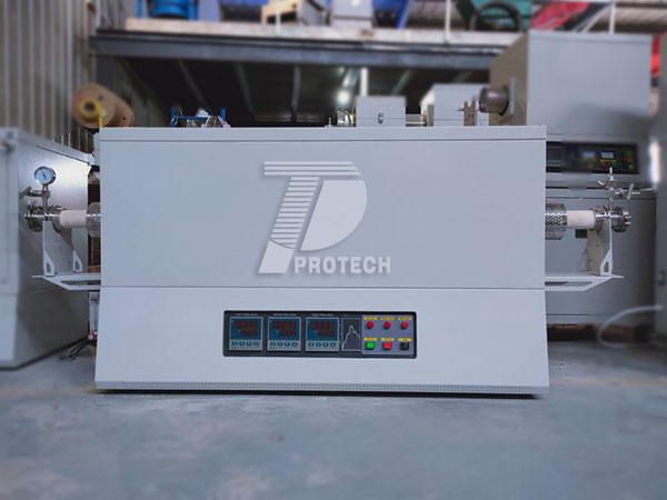 A three temperature zone tubular furnace with a maximum temperature of 1700 (click on the image to view product details)