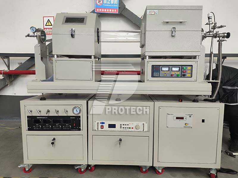 PECVD electric furnace with sliding track for rapid temperature rise and fall (click on the picture to view product details)